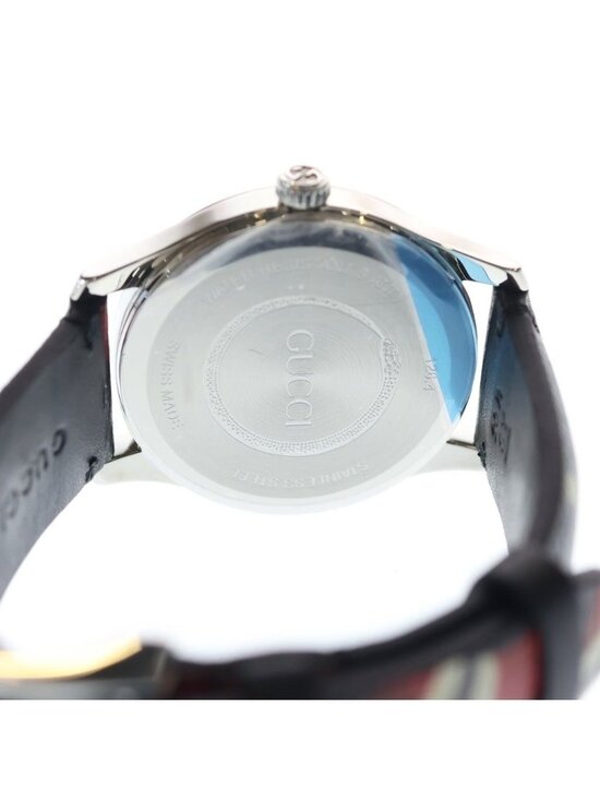 Gucci le March Des Merveilles Snake Print Quartz Watch Black main image 6